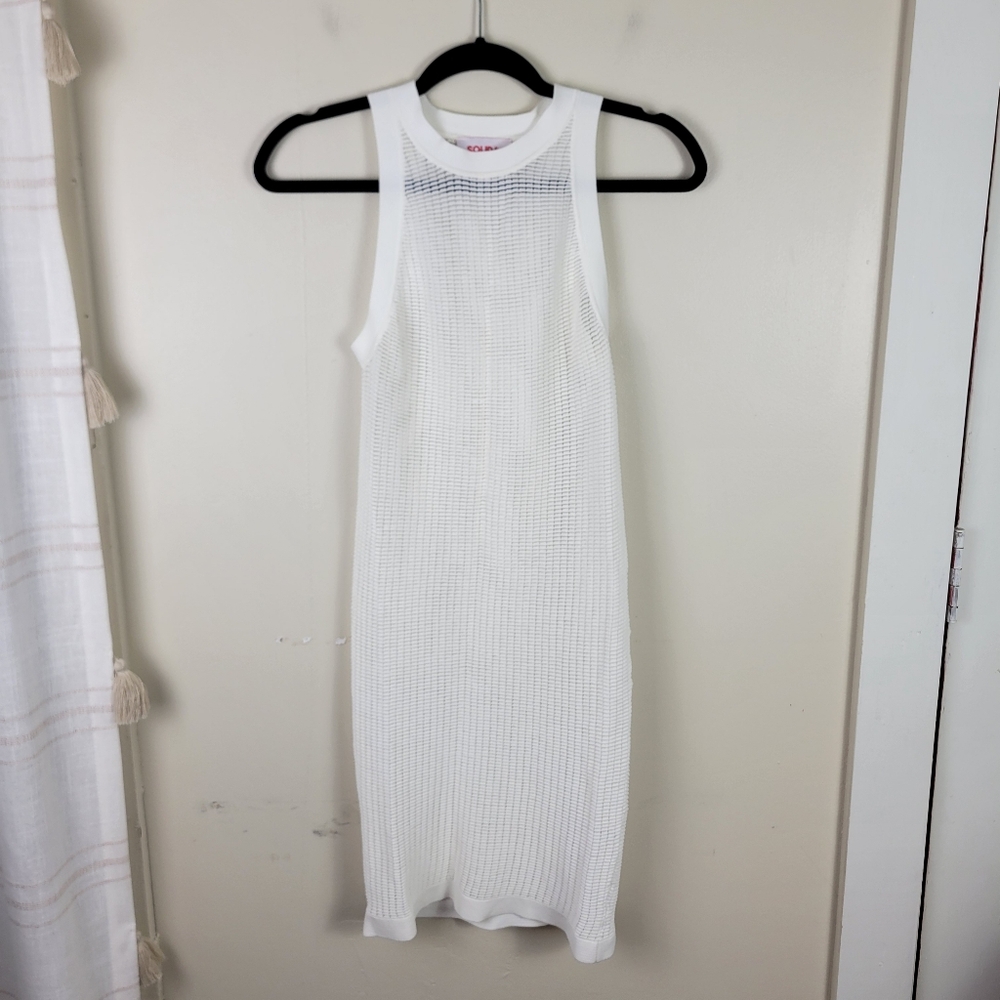 Solid & Striped Carson Marshmallow White Mesh Sho… - image 4